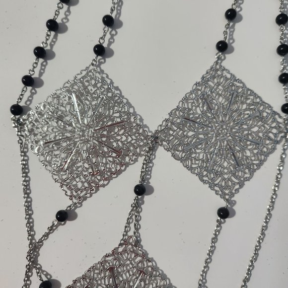 Sharon Tate 60s Inspired replica Statement Lariat Necklace. Rare find. - Picture 6 of 10